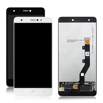 WEICEHNG Juoda /Balta Aukščiausios Kokybės LCD Ekranas + Touch ekranas BQ Aquaris X / X pro išmanusis telefonas +Nemokamas įrankiai