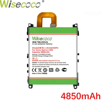 Wisecoco 4850mAh LIS1525ERPC Baterija SONY Xperia Z1 L39h L 39 C6902 C6903 C6916 C6943 TAIP 01F L39T L39U Telefonas+Sekimo Numerį