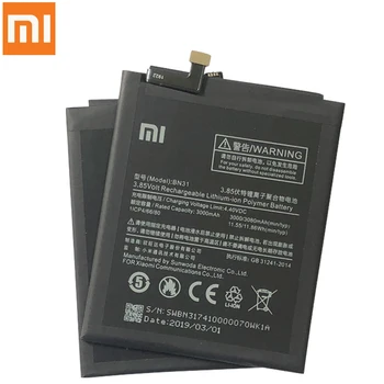 Xiao Mi Originalią Bateriją BN31 Už Xiaomi Mi 5X Mi5X Xiaomi A1 Xiaomi Redmi Pastaba 5A Autentiški, Telefono Baterija 3080mAh