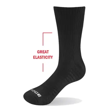 YUEDGE prekės 3 pair kojinės vyriškos juodos baltos kojinės medvilnės pagalvėlės mados kvėpuojantis darbo atsitiktinis įgulos kojinės