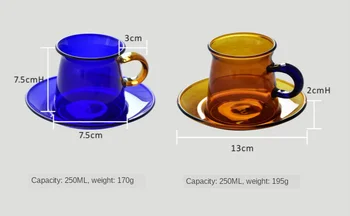 Įvairių Spalvų stiklo kavos puodelis arbatos Porų stikliniai puodeliai, kavos puodeliai kūrybiškumą Atsparus Karščiui Sveikos Arbatos Gėrimo Taurė
