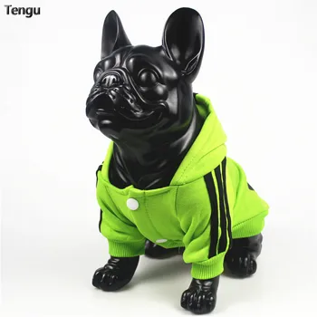 Žalia sporto originalo nepriklausomo stiliaus mygtuką dėvėti hoodie, vidutinių ir didelių šunų pavasarį ir vasarą katės mažų šunų hoodies