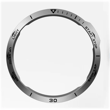Žiūrėti Bezel Raštas Krašto Masto Žiedas Metalinis Rėmas Garmin Fenix 6x Smart Watch Priedai Apsauginis Ratas Atveju