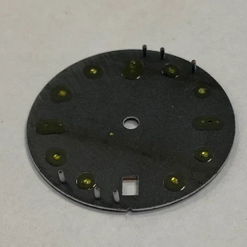 žiūrėti priedus 28,5 mm žalia strile watch dial 