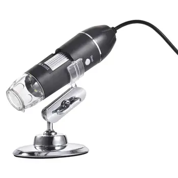 00-1600X USB Mikroskopą, Kišeninis Nešiojamas Skaitmeninis Mikroskopas USB Tipo C InterfaceElectron Mikroskopai Su 8 Led Su Laikikliu