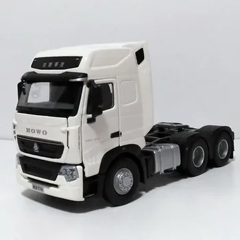 1/36 masto modeliavimas lydinio sunkvežimio modelis Sinotruk HOWO T7H automobilio modelį metalo, lieto sunkvežimių galvos modelį, aksesuarai, dovana vaikui rodyti