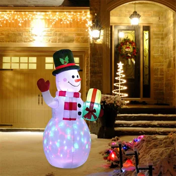 1,5 M LED Kalėdų Pripučiami Milžinišką Kalėdų Oro Pūtimas Kalėdų Senelis, senis besmegenis su LED Šviesos Sodas, Kiemas Šalies Apdaila
