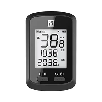 1.8 colių LCD Ekrano Mutifuction Dviračių Kompiuterio Belaidžio GPS Vandeniui MTB Kelių Dviračio Spidometras Heart-Rate-Monitor G/G Plus