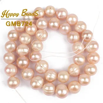 10-11mm AAA Balta Perlų Karoliukai, Aukštos Qualit Natūralių Apvalių Gėlavandenių Perlų Prarasti Granules 15