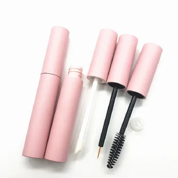 10 ML Tuščias Lūpų Blizgesys Vamzdžiai, Plastikiniai Rožinė Kosmetikos Konteinerių Daugkartiniai 