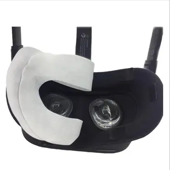 100vnt Vienkartiniai VR Akių Kaukė Kvėpuojantis Grynos Medvilnės Prakaitas Sugeriančios VR Veido Kaukė Oculus Quest/Rift CV1/Rift S/HTC Pro Vive