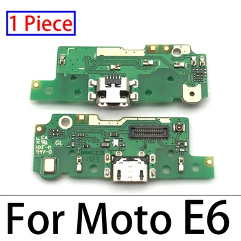100vnt，USB Įkroviklis Įkrovimo Dokas Port Jungtis, Flex Kabelis Motorola Moto E3 E4 E4T E4 E6 E7 E5 G8 Plius E5 G8 Žaisti Go Galia