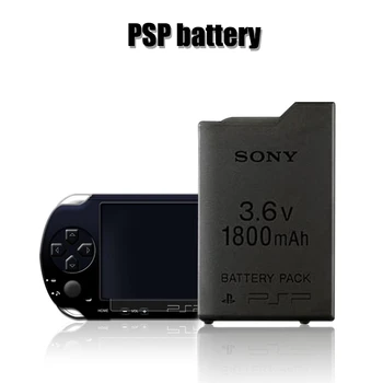 10VNT Sony PSP 1000 Play Station Portable PSP1000 1800mAh 3,6 V Li-Ion Ličio Akumuliatoriai Didmeninės