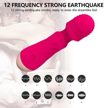 12 Greičio Galingas Didelis Vibratoriai Moterims Magija AV Lazdelė G Spot Klitorį Stimuliuoja Dildo Sekso Žaislas Moterims Sekso Produktai