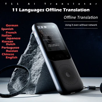 138 Kalbų T11 Nešiojamų Pažangaus Voice Translator Realiu laiku Multi-Kalbos Kalbėjimo Interaktyvus Neprisijungęs Vertėjas Verslo Kelionės
