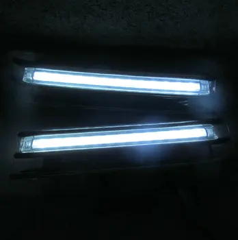 1Set DRL Konkrečios Dienos Veikia Šviesos diodų (LED) Dienos šviesos Dėl VWTouareg 2011 2012 2013 DRL Lempos