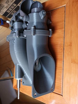 1pcs 80mm Važiuoti privairavimo įrenginio, Reaktyvinių Siurblio Variklis Purkštuvas po vandeniu Siurbliai su 30kg Traukos 3D Spausdinimo Dalys RC 