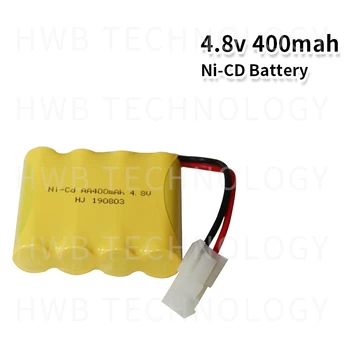 1pcs/pakuotės 4.8 V 400mAh AA 4 1 Ni-Cd baterijos nustatyti Huanqi RC Bakas 508 550 RC Automobilių HQ 611 605