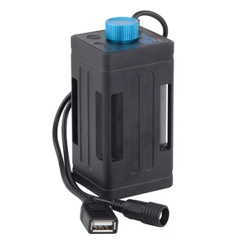 1piece ABS Nešiojamas Vandeniui Baterija Atveju Laikymo Dėžutė su USB Sąsaja, Parama, 4 x 18650 Baterija Tinka Dviračių LED Šviesos
