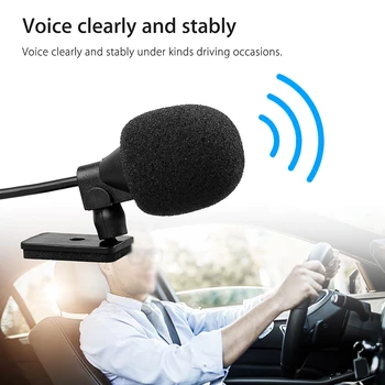 2.5 mm Mikrofono Automobilio Radijas Stereo GPS, 