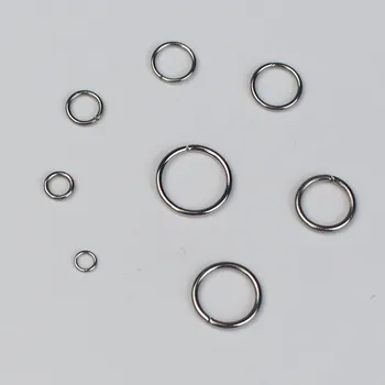200pcs/lot 4 5 6 8 10 mm, Nerūdijančio Plieno, Šokinėti Žiedai Split Žiedai Jungtys 