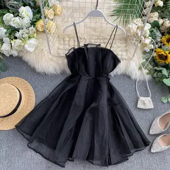 2019 naujas mados moterų Populiarus vasaros suknelė seksualus ponios temperamentas dirželis suknelės