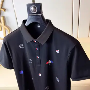 2020 Klasikinis Kietas Polo Marškinėliai Vyrams Aukštos Kokybės Vyrai Poliesteris spausdinti Trumpas Rankovėmis Vasarą Prekės Megztiniai Polo Hombre Viršūnes Drabužiai