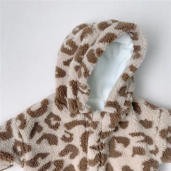 2020 Kūdikių Žiemos Gobtuvu Leopard 