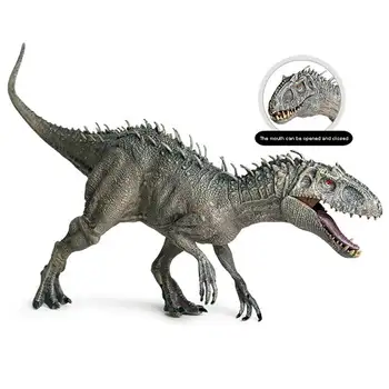 2020 Naujas 34x8x15cm Juros periodo Indominus Rex Veiksmų Skaičiai Burna Savage Tyrannosaurus Dinossauro Pasaulio Gyvūnai Modelis Vaikas Žaislai