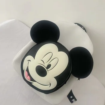 2020 Naujas Disney Mickey Mouse Mielas Krepšyje Vaikams Mergina, Moteris Mados Bacpack Pu Krepšys su Užtrauktuku Dovana Mergaitė Vaikams