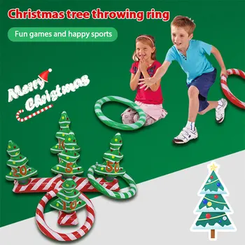2020 Naujas Pripučiamas Kalėdų Eglutė Žiedas Žaidimas Kalėdų Pripučiami Mesti Žiedas Kalėdų Žiedas Interaktyvus Žaidimas Rekvizitai Kalėdos dovanas