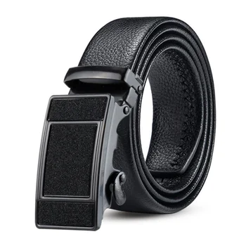 2020 Naujas Vyrų Korėjos Mados Verslo Atsitiktinis Juodas Ilgas Diržas Cinturones Juosmens Cinto Masculino Džinsai Automatinė Dizaineris Cintura