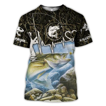 2020 m., Žvejybos Meno Harajuku vasaros t-shirt Drabužius, Leiskite Eiti Žvejoti 3D Visi per Atspausdintas T Shirts Vyrų ir Moterų Lašas laivybos