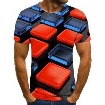2020 naujas vyrų apakinti 3D T-shirt, 3D vyrų vasaros atspausdintas T-shirt, sporto, laisvalaikio marškinėliai, vyriški ir moteriški marškinėliai xs-6xl