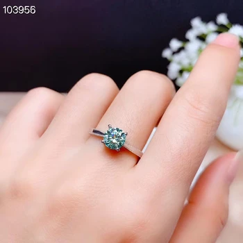 2020 naują traškučių žalia moissanite žiedas moterims, papuošalai, sužadėtuvių žiedas, vestuvių 925 sidabro žiedas gimtadienio dovana