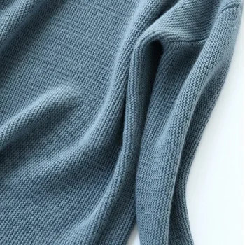 2020winter nauji aukštos apykaklės kašmyro megztinis moteriška korėjos versija laisvi rinkiniai vientisos spalvos didelio dydžio megztinį