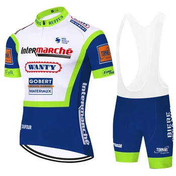 2021 Komanda wanty dviračių drabužius vasarą quick dry kvėpuojantis trumpas rankovės dviračių džersis vyrų completo ciclismo estivo 2020 m.