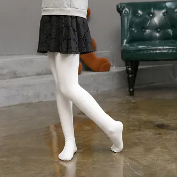 2021 Nauja vaikų antblauzdžiai mergaičių pėdkelnės baltos šokių Kojinės anti-pilling Pėdkelnės