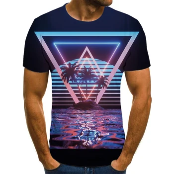 2021 m. vasarą, vyriški t-shirt 3D atspausdintas t-shirt atsitiktinis viršūnes mados vyriški marškinėliai juokinga streetwear hip-hop trumpomis rankovėmis