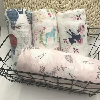 2021 nauja geriau bambuko pluošto muslino kūdikių antklodė suvystyti wrap naujagimių antklodės kūdikių vonios rankšluostis 180g labai minkšti patalynė