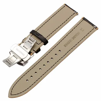 22mm Prancūzija natūralios Odos Watchband dviejų Spalvų Dirželis Frederique Constant Jacques Lemans Orient Watch Band Riešo Apyrankę