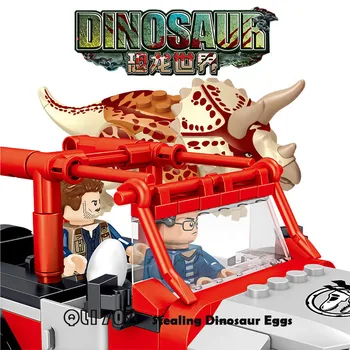 270PCS Juros periodo Dinozaurų Kiaušinius Scena Serija Duomenys Plytos Surinktos Komplektas, Vaikų Dino Pasaulio Park Švietimo Žaislai Vaikams Dovanų