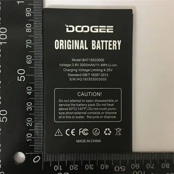 3.8 V 3000mAh DOOGEE X9 pro BAT16533000 Bateriją Už DOOGEE 5.5 colių X9 pro Bateria Batterij Mobiliojo Telefono Baterijas