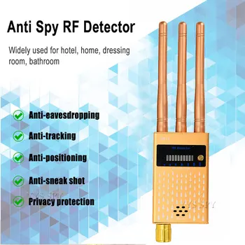 3 Antenos Profesinės Stabdžių Šnipas Detektorius RD CDMA Signalo Finder GSM Klaidą GPS Tracker Belaidę Paslėpta Kamera slapto pasiklausymo
