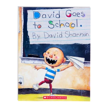 3 Stilius David Shannon Knygos Ne Deividas,David Gauna į Bėdą anglų Pažintinės Paveikslėlių Knygos Istorija, Knygos