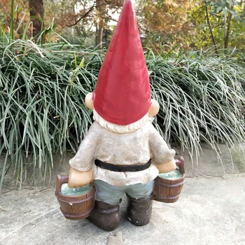 30cm Didelis Dydis Sodo Derva Vyras Gnome Elf Statulėlės Kiemas Nykštukas Skulptūrų Sode Lauko Dekoratyviniai Papuošimai