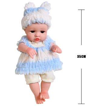 30cm Miega Reborn Baby Lėlės Visą Silikoninis Vandeniui Atgimsta Bebe Žaislai Tikroviška Nekilnojamojo Kūdikių Žaislai, Dovanos Mergaitėms Lėlės