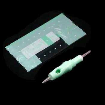 30pcs Kasetė Adatos 8mm Varžtas Žalia Tatuiruotė Sterilizuotas vienkartiniai Microblading lūpų Dėl Charmant mašina Princesse Laisvės Pen