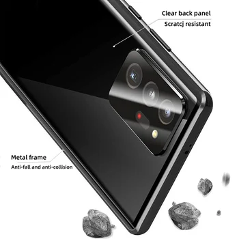 360 Magnetinės Metalo Atveju Xiaomi Redmi Pastaba 9 8 7 6 5 Pro 9S 7A K20 10X Atvejais Apie Xiaomi Mi 9T Pro 9 SE A3 Mi 10 Pastaba Pro lite