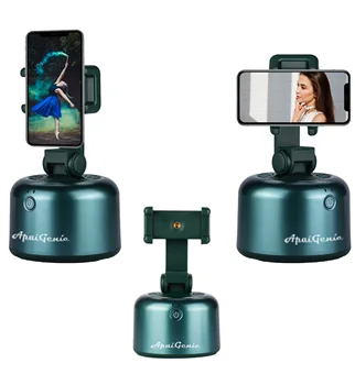 360° Sukimosi Smart Selfie Stick Auto Face Objekto Stebėjimo Kameros Trikojis Laikiklis Smart Fotografavimo Telefono Mount
